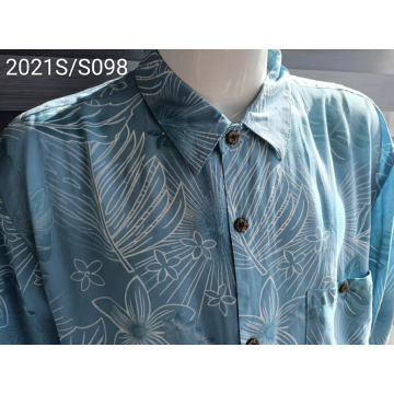 Banana Leaves Pattern Hawaii Style Men's Shirts